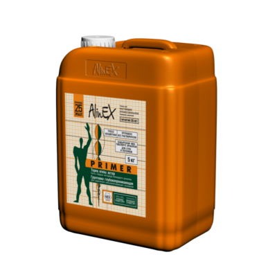 Грунтовка для стен и потолка AlinEX «PRIMER», 5 кг